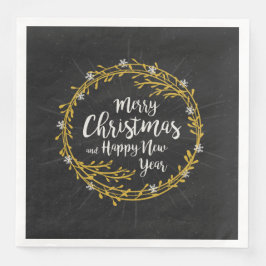 Natal Deseja guardanapos de papel