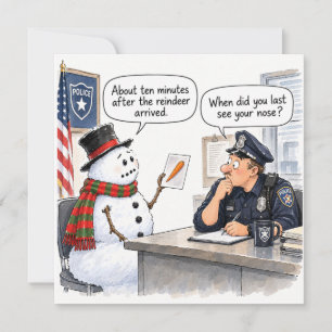 Natal Divertido de Policial Personalizado