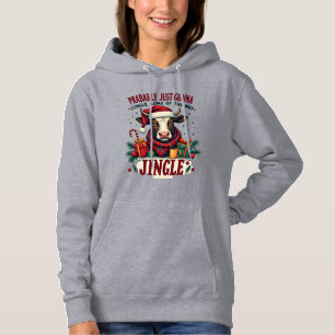 Natal Divertido Vintage Camisa de Cow Highland Jin