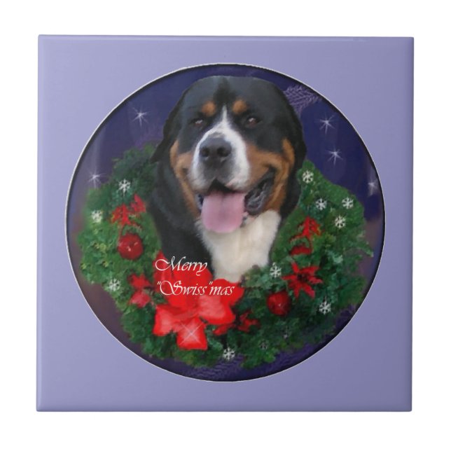 Natal do Cão da Grande Suíça (Frente)