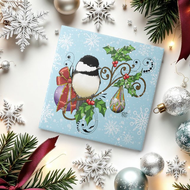 Natal do Chickadee de inverno (Criador carregado)