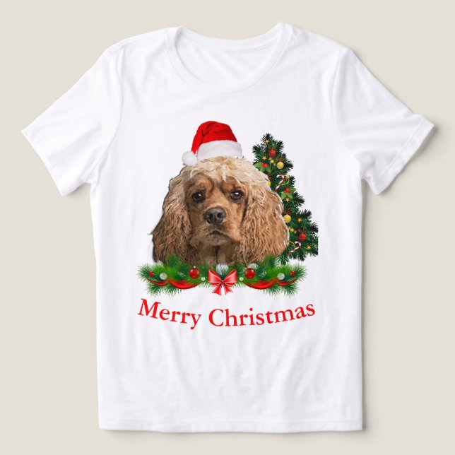 Natal do Cocker Spaniel (Design frontal)