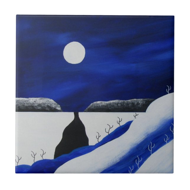 Natal do Deserto do Sudoeste Azul Brilhante (Frente)