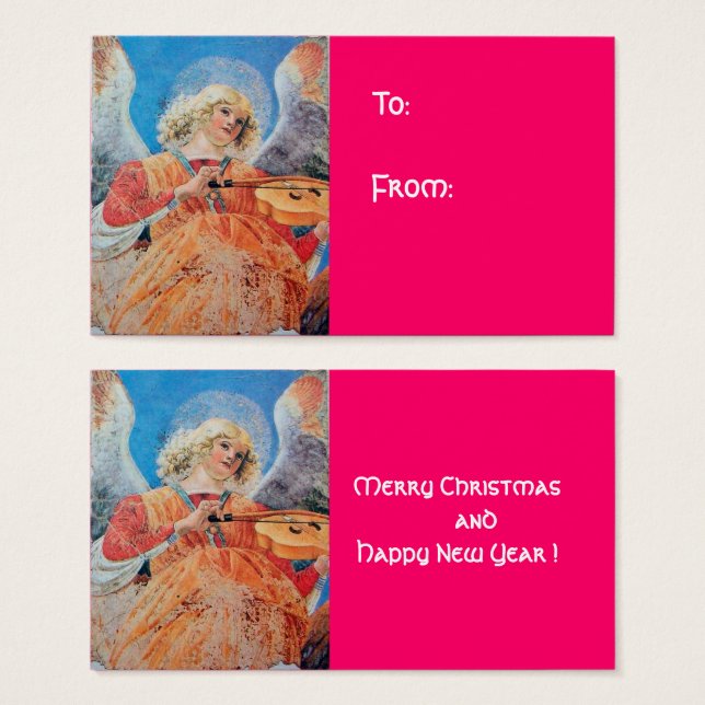 NATAL DO FAZER DE MÚSICA ANGEL Fuchsia (Frente & Verso)