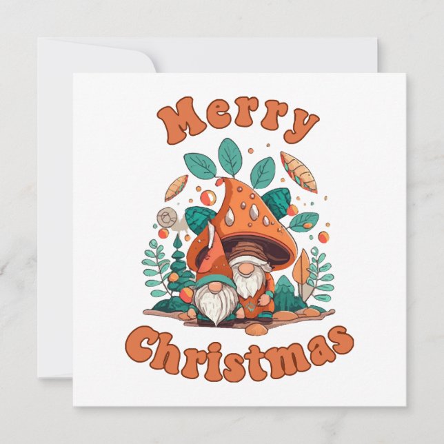 Natal do Gnome Retro (Frente)