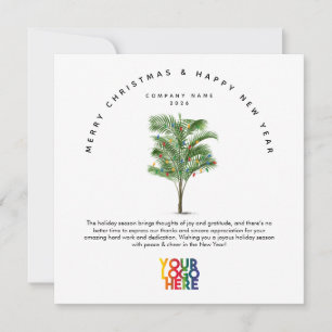 Natal do logotipo de empresa do calendário 2026