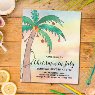 Natal Do Orçamento No Convite de festas De Palma 