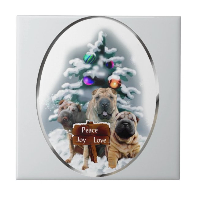 Natal do Shar-Pei chinês (Frente)