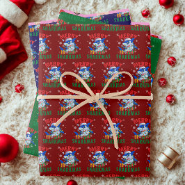 Natal dos Papais noeis Sharkmas da feliz