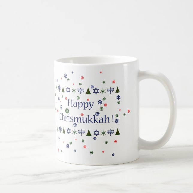 Natal e caneca combinado de Hanukkah (Direita)