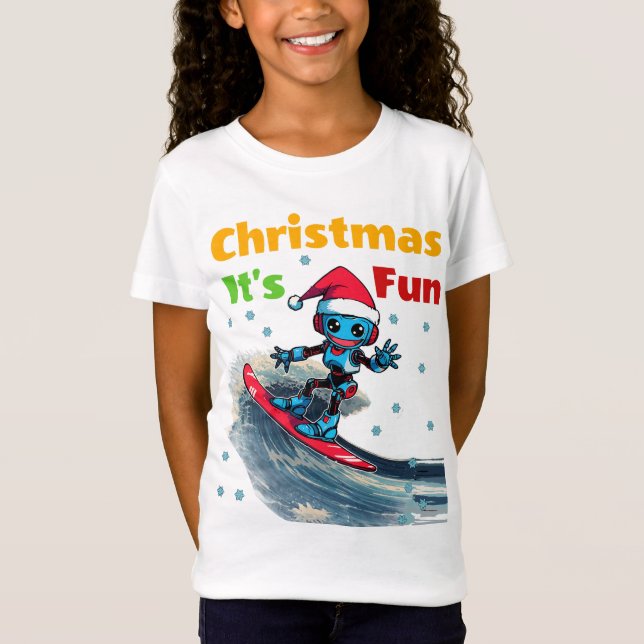 Natal: É Divertido, Camisetas de Presente Mais Nov (Frente)