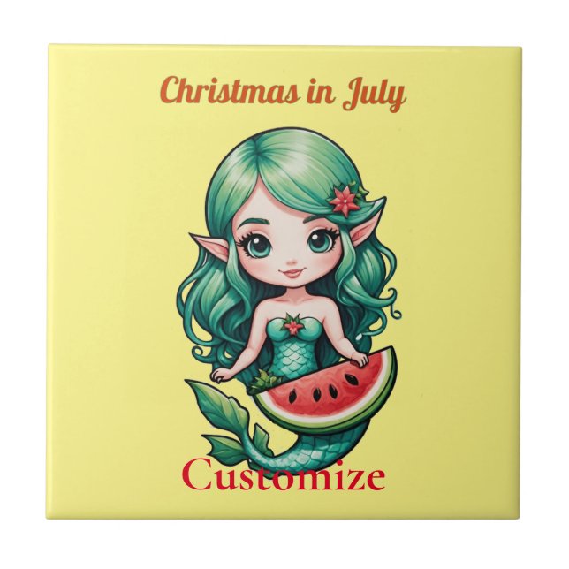 Natal em julho Elf Mermaid Thunder_Cove (Frente)