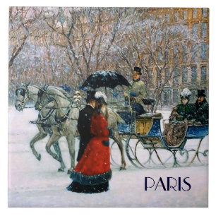 Natal em Paris. Azulejos Cerâmicos Presentes de N