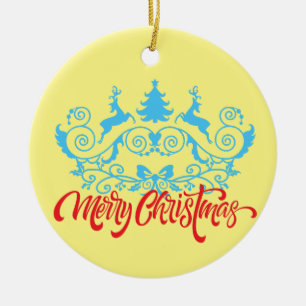 Natal, enfeites gêmeos 19 L Amarelo BG