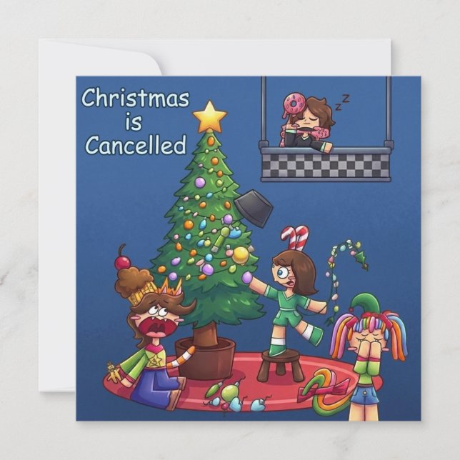 Natal engraçado é cancelado Personagens Chibi Stic (Frente)