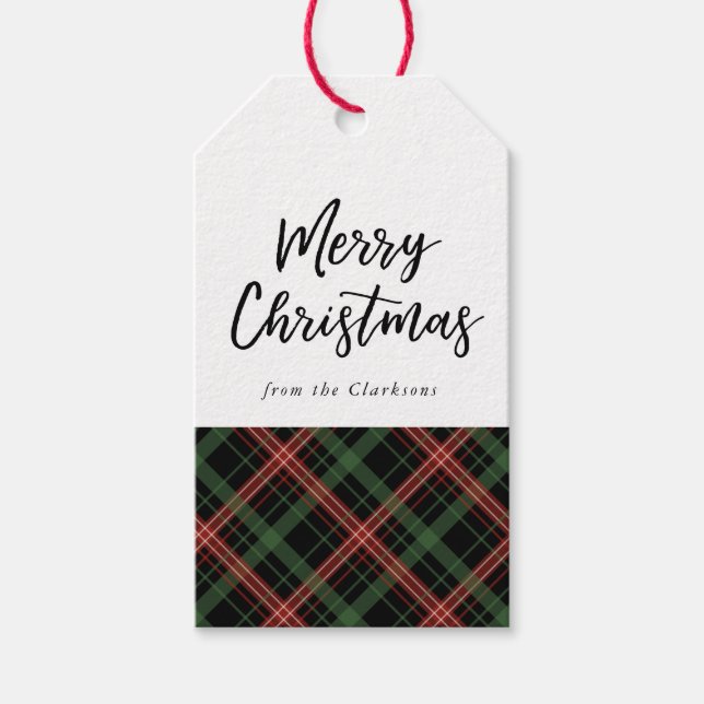 Natal, etiqueta de presente de Natal (Frente)