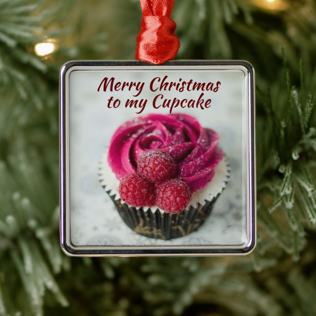 **NATAL FELIZ PARA MEU CUPCAKE** ORNAMENTO (Árvore)