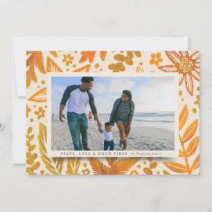 Natal Festivo do Feriado Botânico do ouro