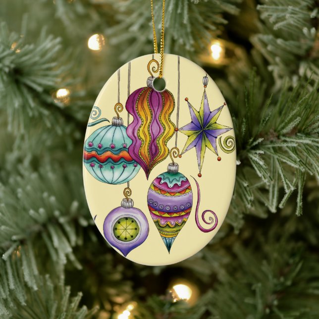 Natal Fofo, Elegante e Fantasia em Ornamentos de V (Árvore)