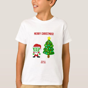 Natal FrankenQueijos Camisas Básicas Brancas