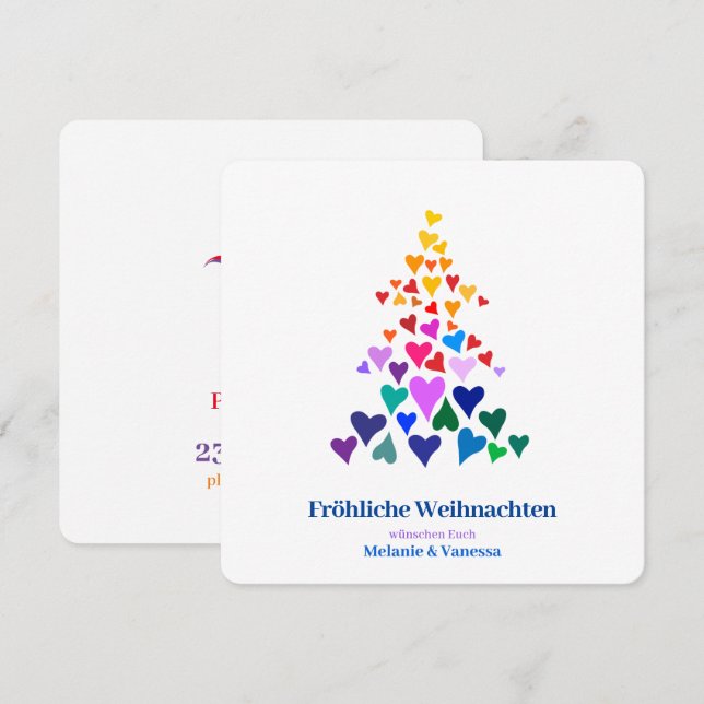 Natal Gay Minimalista (Frente/Verso)