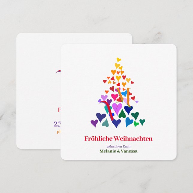 Natal Gay Minimalista (Frente/Verso)