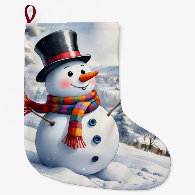 Natal Grande Meia de Natal, Boneco de Neve (Frente)