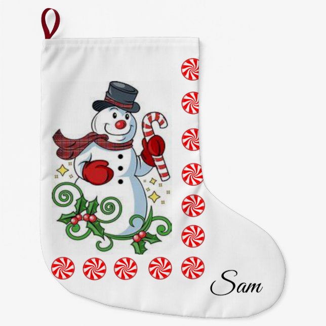Natal Grande Meia de Natal, Boneco de Neve (Frente)