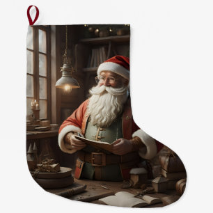 Natal Grande Meia de Natal, Papai Noel Vintage