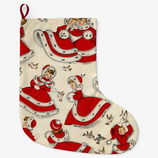 Natal Grande Meia de Natal, Vintage (Frente)