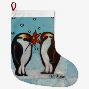 Natal Grande Meia do Amor de Pinguim