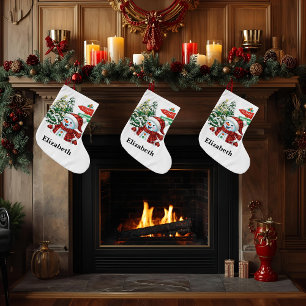 Natal Grande Terra de Encantamento de Inverno - Meia Personaliz