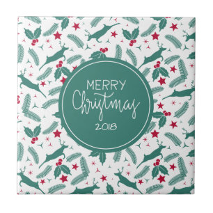 Natal Holly e veados