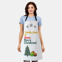 Natal Jesus Apron
