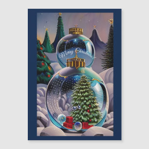 Natal mágico com texto personalizado