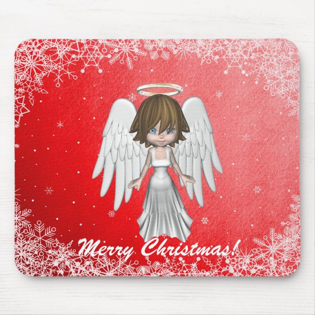 Natal Mousepad do anjo (Frente)