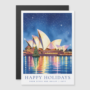 Natal na Austrália Sydney Cartão Magnético