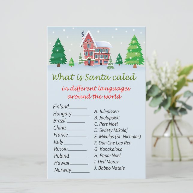 Natal na casa de Natal ao redor do jogo mundial (Em pé/Frente)