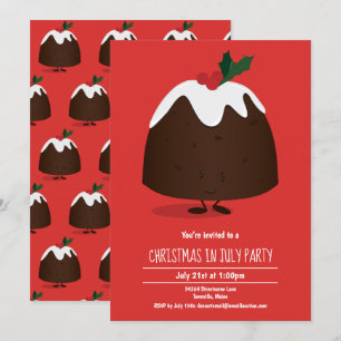 Natal no Convite de festas de julho