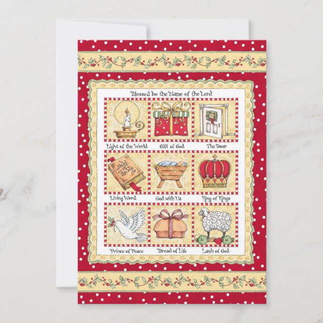 Natal… No nome de Jesus… Cartão liso! (Frente)