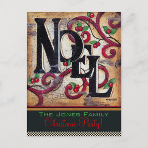 Natal Noel ~ Cartão Postal / Convite