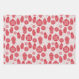 Natal Nórdico Escandinavo Vermelho Sueco