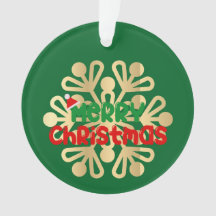 Natal, ornamentos com floco de neve 02