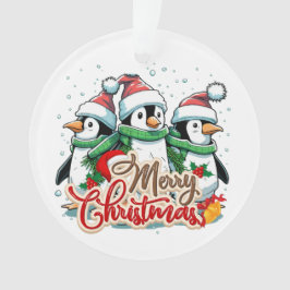 Natal, ornamentos com pinguins 05