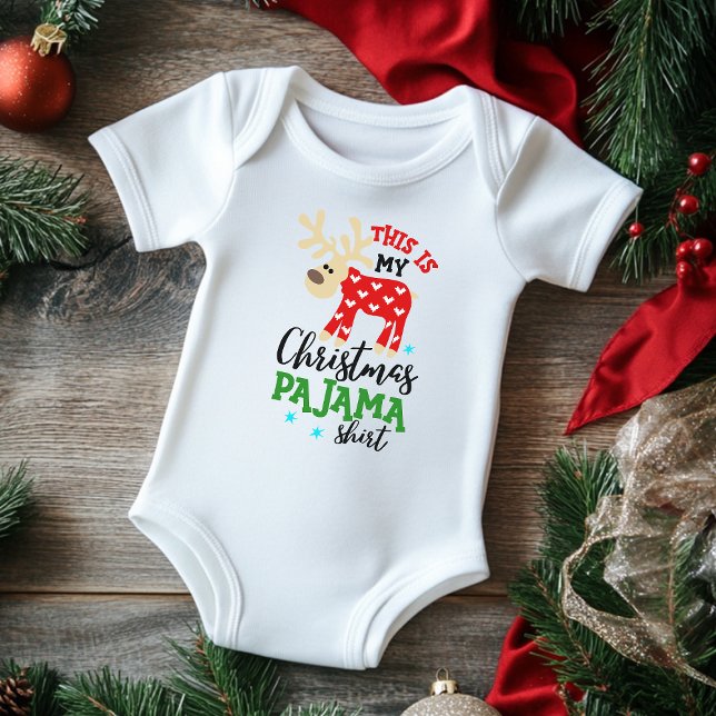Natal Pajama Camisa Festiva (Criador carregado)
