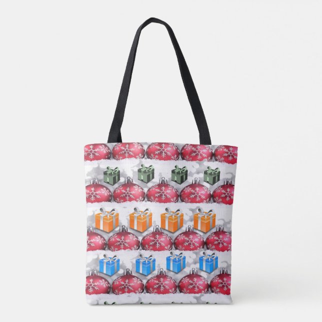 Natal para a bolsa de tote (Verso)