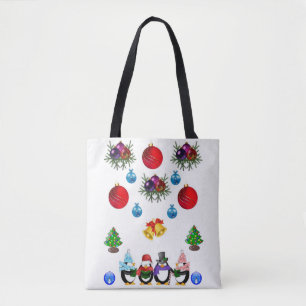Natal para a bolsa de tote