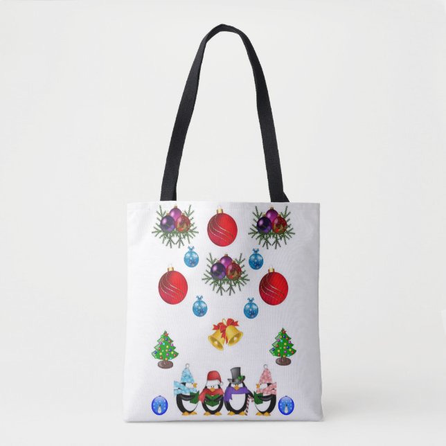 Natal para a bolsa de tote (Frente)