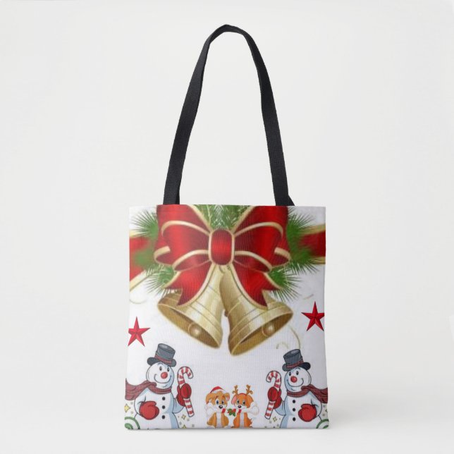 Natal para a bolsa de tote (Frente)