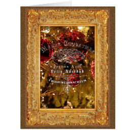 Natal para o Ouro de luxo - Cartão de Saudação